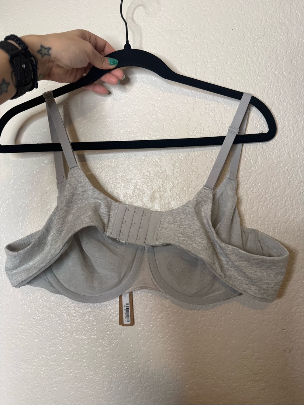 SKIMS Heather Gray Underwire Bralette - Picture 2 of 5